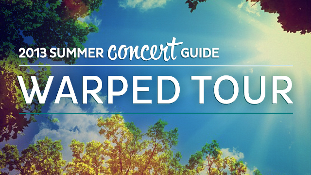 2013 Summer Concert Guide Warped Tour