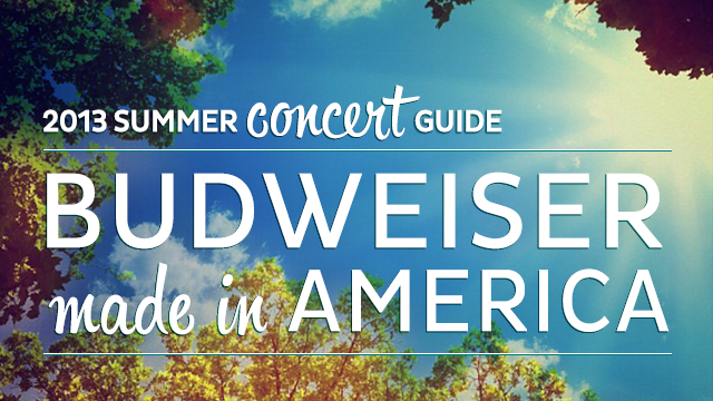 2013 Summer Concert Guide: Budweiser Made in America Festival