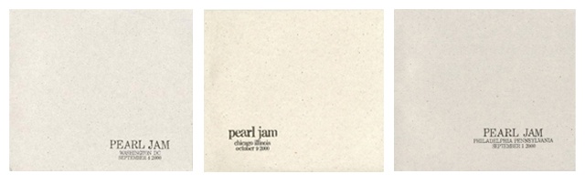 Pearl Jam Live Albums